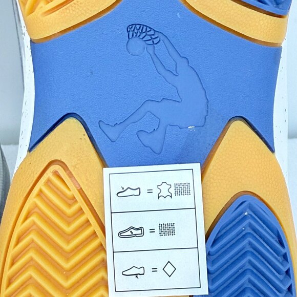 Shaq Men's Speed Demon Mid Blue White Grey Basketball Sneakers Size 13 NWOB - Picture 10 of 12